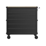 Hyper Tough Hyper Stack 27-Inch 6-Drawer Rolling Tool Cabinet, Black Steel Garage Tool Storage Chest - Image 18