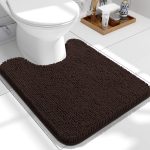 Buganda Bathroom Rugs 30x20, Quick Dry Machine Washable Chenille Bath Mats with Rubber Backing, Grey - Image 34